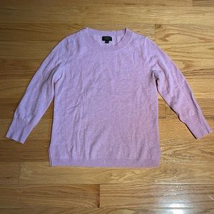Jcrew lavender cashmere sweater